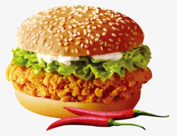 Cheeseburger Drawing Chicken Burger - Chicken Burger Png, Transparent Png, Free Download