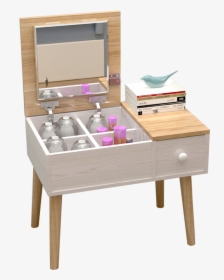 Special Offer Mini Dressing Table Nordic Makeup Cabinet - Petite Coiffeuse Meuble, HD Png Download, Free Download