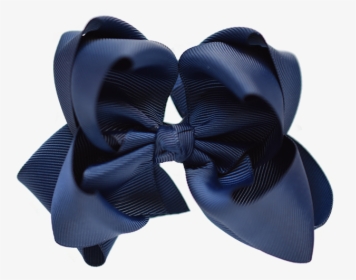Grosgrain Ribbon Hair Bow Large Double - Headband, HD Png Download, Free Download
