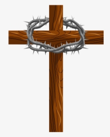 Crucifixion Jesus Christianity King - Cruz Coroa De Espinhos Png, Transparent Png, Free Download