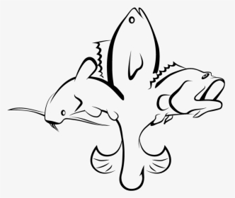 Transparent Bass Fish Png - Transparent Fishing Logo, Png Download, Free Download