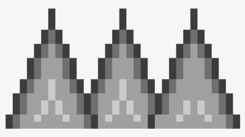 Spikes Pixel Art Png, Transparent Png, Free Download