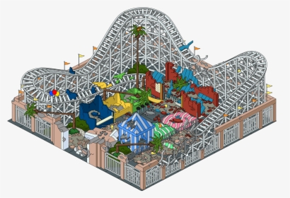 Building Bobsfunlandamusementpark Destroyed - Roller Coaster, HD Png Download, Free Download