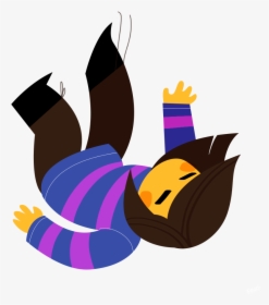 A Small Falling Frisk - Frisk Falling, HD Png Download, Free Download
