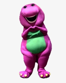 Barney The Dinosaur His Heart Feel Super Happy - Barney The Dinosaur Png, Transparent Png, Free Download