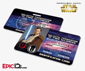 Star Wars Inspired - Star Wars Identification Card, HD Png Download, Free Download