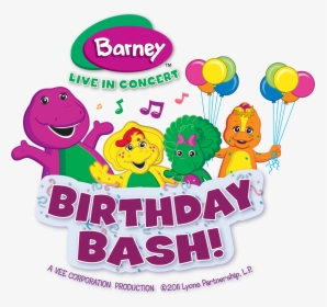 Barney Logo Png - Barney Live In Concert Birthday Bash Barney, Transparent Png, Free Download