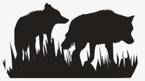 Wolves, Dogs, Silhouettes, Mammals, Animals, Stray - White Fang Clip Art, HD Png Download, Free Download