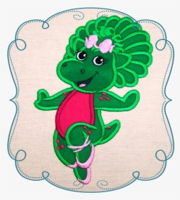 Barney Aplique Machine Embroidery Design Pattern Instant - Barney Embroidery Designs, HD Png Download, Free Download