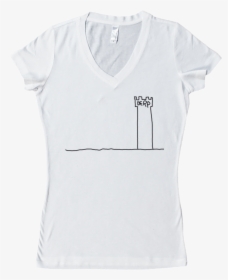 The Derp Tower Women"s V-neck - Active Shirt, HD Png Download, Free Download