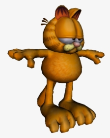 Download Zip Archive - Garfield T Pose Transparent, HD Png Download, Free Download