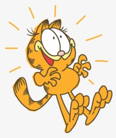 Garfield Line Messaging Sticker - Garfield Icons, HD Png Download, Free Download