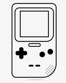 Gameboy Coloring Page - Game Boy Coloring Pages, HD Png Download, Free Download