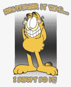 Garfield I Didnt Do It Men"s Regular Fit T-shirt - Cartoon, HD Png Download, Free Download