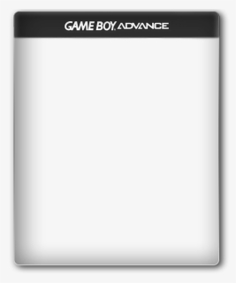 Gameboy Advance Black Case Cover Template - Game Boy Advance, HD Png Download, Free Download