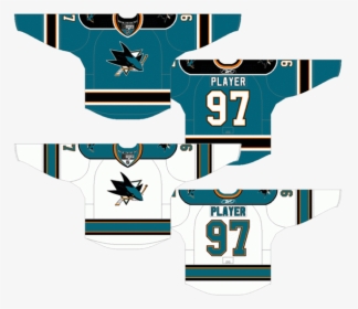Sharks-2007 - Winnipeg Jets Concept Jersey, HD Png Download, Free Download