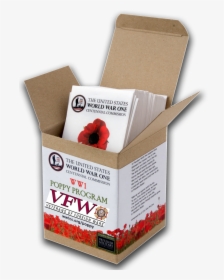 Poppy Box Vfw - World War 1 Poppy Seed Packets, HD Png Download, Free Download