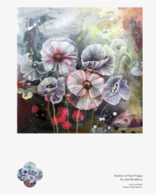 Mother Of Pearl Poppy Fine Art Poster - Tree Mallow, HD Png Download, Free Download