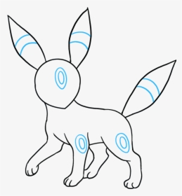 How To Draw Umbreon - Draw Umbreon Pokemon, HD Png Download, Free Download