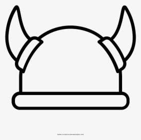 Viking Helmet Coloring Page, HD Png Download, Free Download