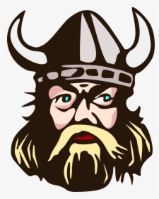 Viking Head With Horn - Clipart Viking, HD Png Download, Free Download