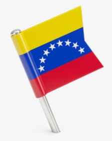 Square Flag Pin - Venezuela Flag, HD Png Download, Free Download
