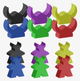 Com Expansions Viking Meeples - Champions Of Midgard Meeples, HD Png Download, Free Download