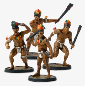 Native Warriors - Native American D&d Minis, HD Png Download, Free Download