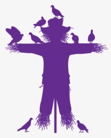 Crow Clipart Scarecrow - Black Scarecrow, HD Png Download, Free Download