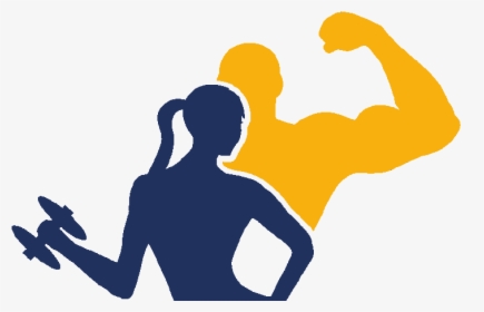Physical Fitness Exercise Silhouette - Fitness Club Logo Png, Transparent Png, Free Download