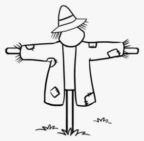 How To Draw Scarecrow - Draw A Scarecrow, HD Png Download, Free Download