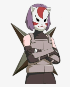 Naruto Characters Png - Naruto Oc Female Anbu, Transparent Png, Free Download