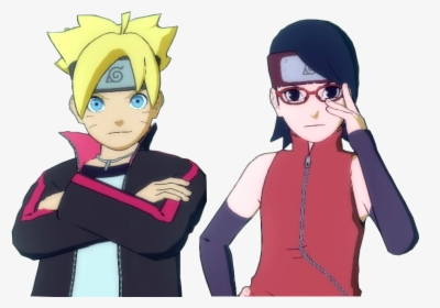 The Crossover Game Wikia - Gambar Boruto Dan Sarada, HD Png Download, Free Download