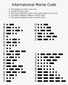 Morse Code, HD Png Download, Free Download