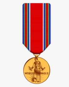 Medals Clipart War Medal - World War Ii Victory Medal Vector, HD Png Download, Free Download
