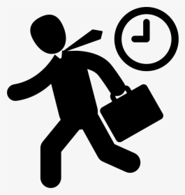 Going To Work Svg Png Icon Free Download - Late For Work Icon, Transparent Png, Free Download