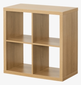 Bookshelf Png Free Image Download - Ikea Kallax Oak, Transparent Png, Free Download