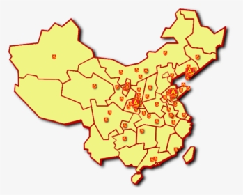 Teach In China Aston English Our Primary - China Map No Writing, HD Png Download, Free Download