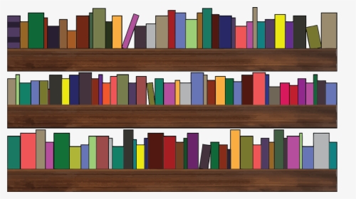 Bookshelf - Bookshelf Clipart, HD Png Download, Free Download