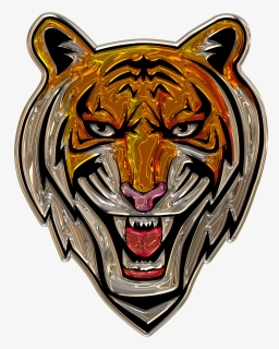 Tiger Head, Metallizer, Png, Art, Wilderness, Factory - Tiger, Transparent Png, Free Download