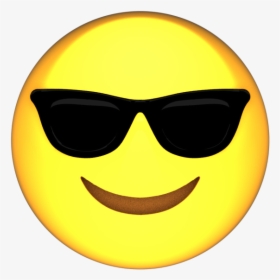 Transparent Background Emoji With Sunglasses, HD Png Download, Free Download