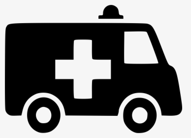 Icon Big Image Png - Ambulance Clipart Black And White Png, Transparent Png, Free Download
