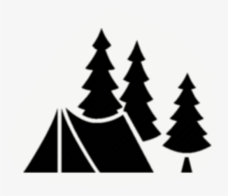 S"more Camping Campsite Outdoor Recreation Tent - Outdoor Camping Tent Silhouette, HD Png Download, Free Download