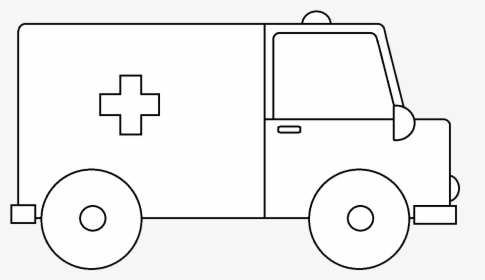 Graphics By Ruth - Ambulance Png Black And White, Transparent Png, Free Download
