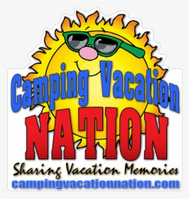 Camping Vacation Nation Decal@2x, HD Png Download, Free Download
