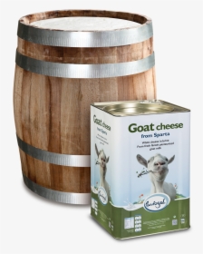 Goat Cheese In Wooden Barrel Of 60kg - Goat Cheese, HD Png Download, Free Download