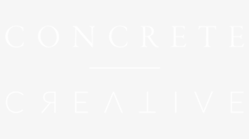Concrete Creative Logo White - Johns Hopkins Logo White, HD Png Download, Free Download