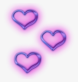 Transparent Purple Hearts Clipart - Purple Aesthetic Hearts Png, Png Download, Free Download