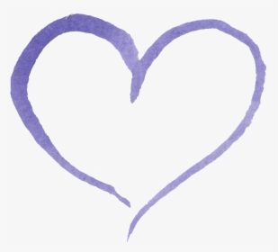 This Graphics Is Purple Heart Love Transparent Decorative - Heart, HD Png Download, Free Download