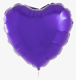 A Photograph Of Quartz Purple Foil Heart Balloon - Balloon, HD Png Download, Free Download